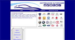 Desktop Screenshot of distribuzioneautoricambi.com